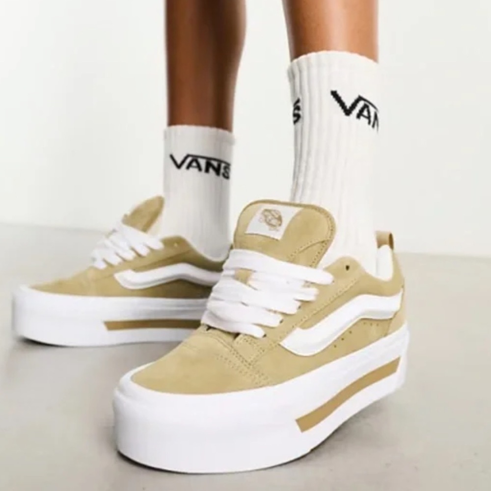 VANS NU SKOOL STACKED -TAN